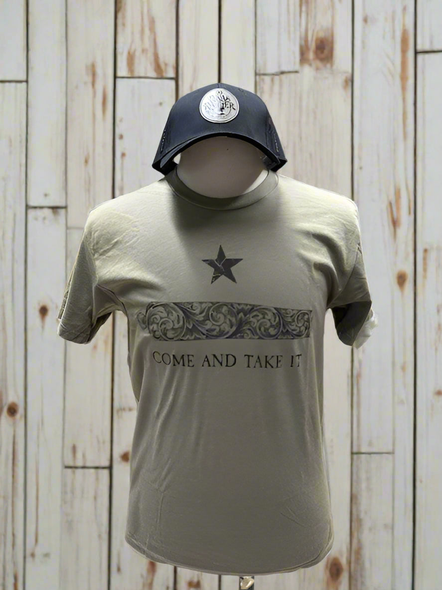 Come and take it American Scroll Shirt