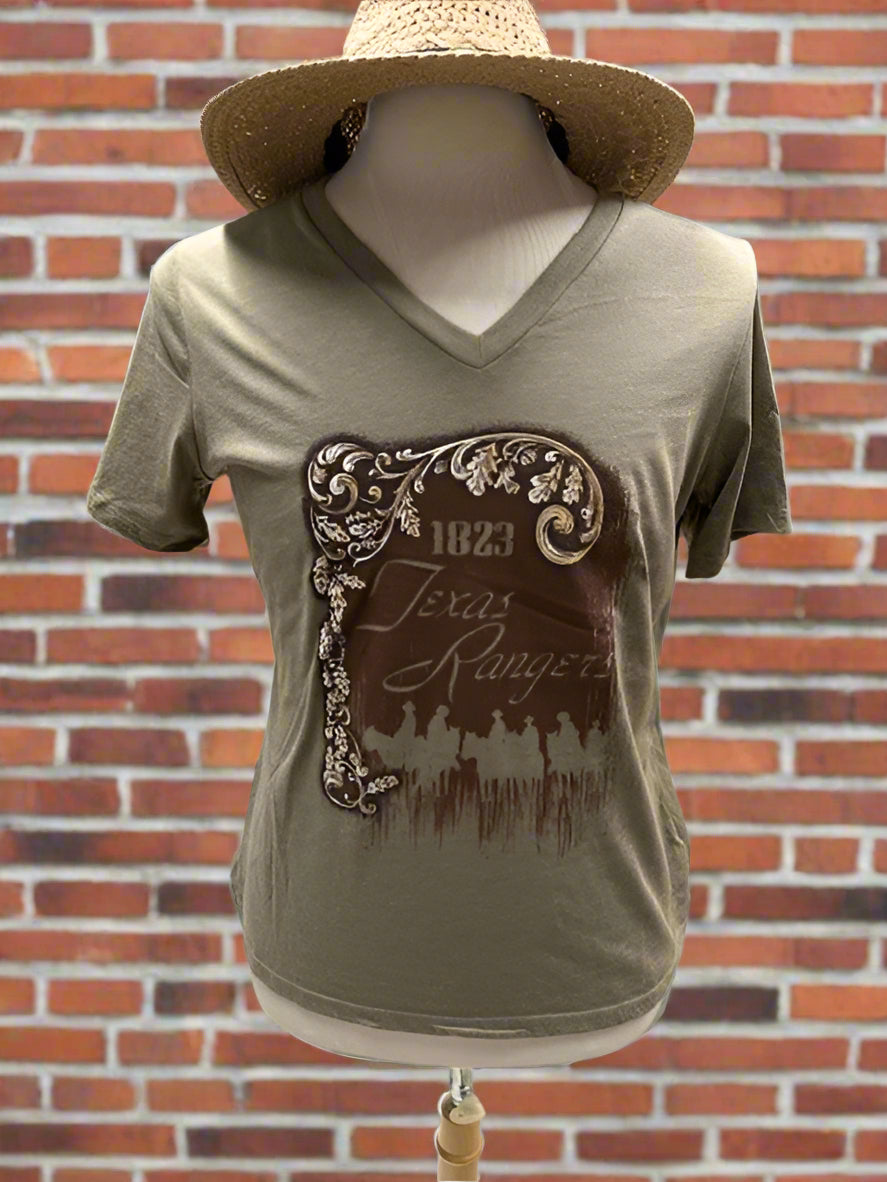 Texas Ranger Scroll Women's V-neck