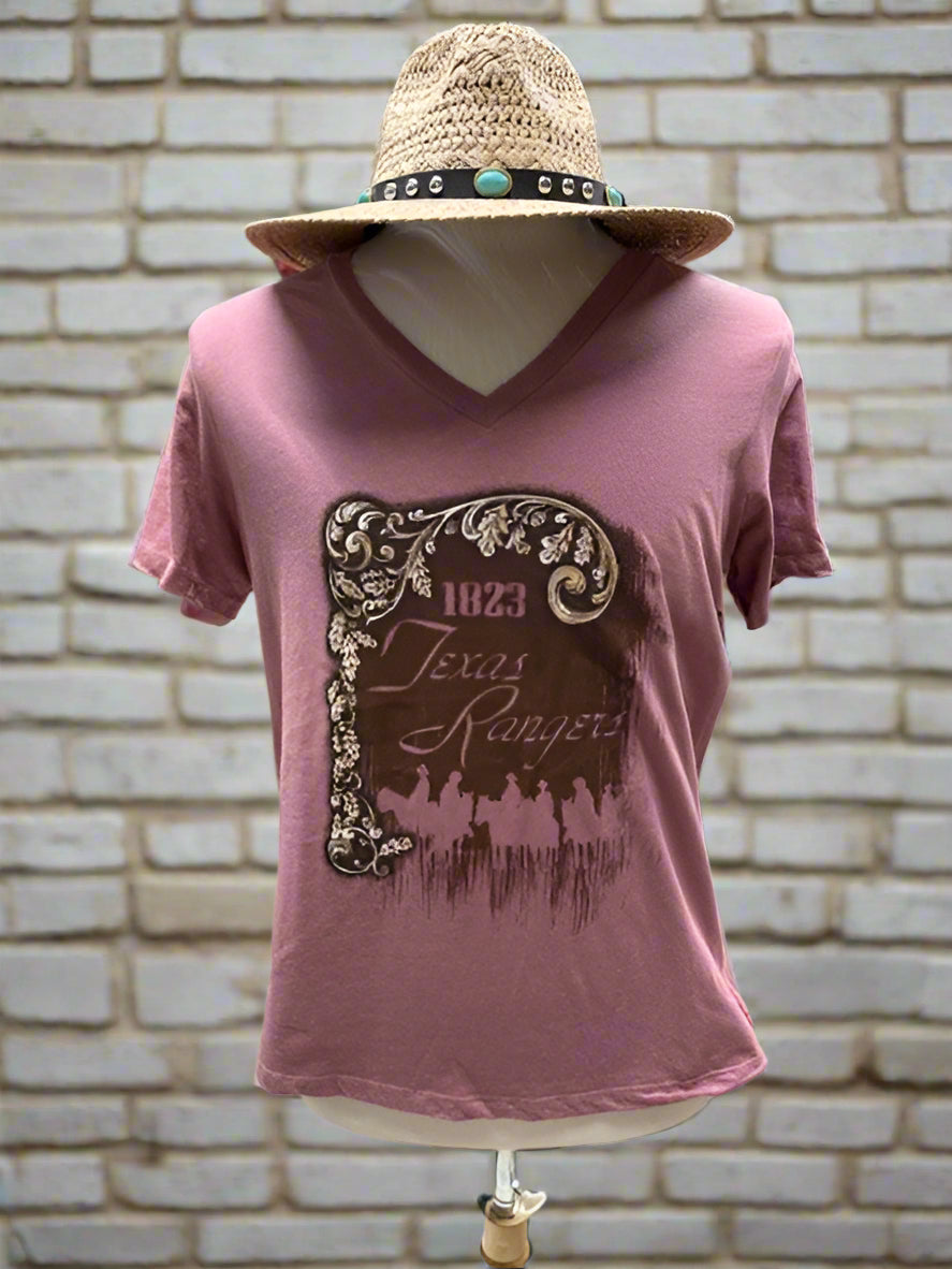 Texas Ranger Scroll Women's V-neck