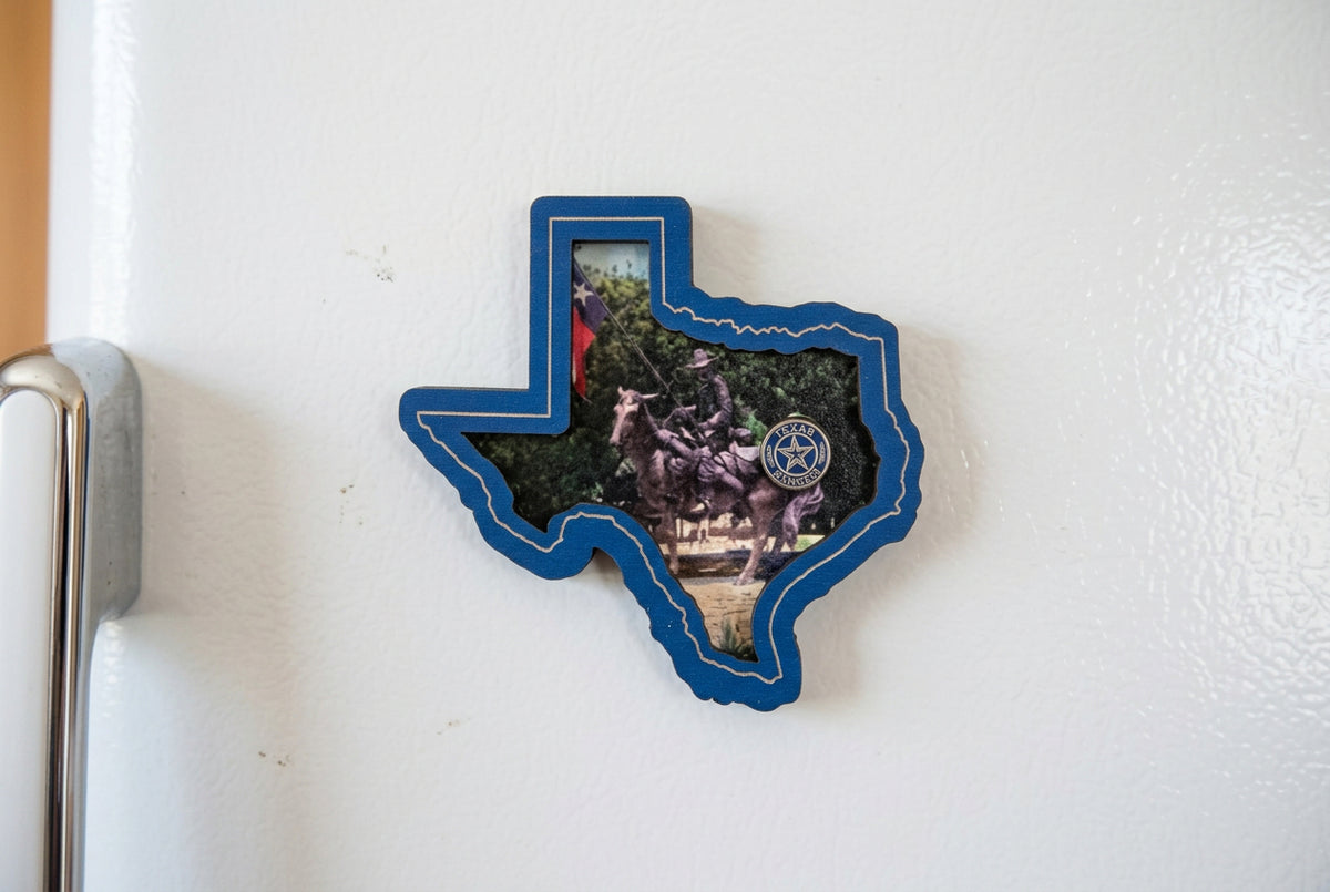 3-D Texas shaped magnet