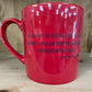 Red with badge Coffee Mug